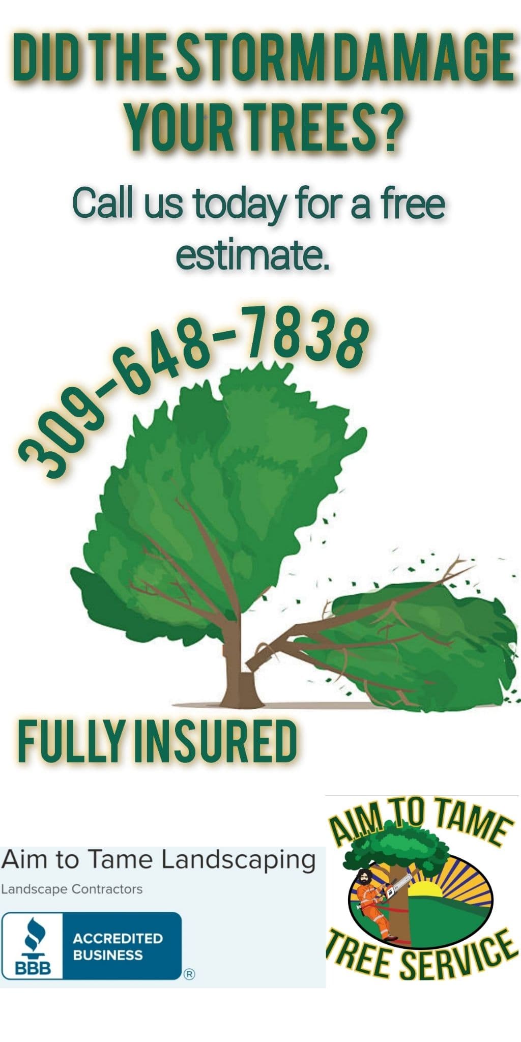 Storm Damage Tree Services Now Available image